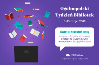 IBUK Libra - świętuj z nami Tydzień Bibliotek 2019