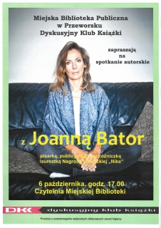 Spotkanie autorskie z Joanną Bator