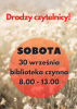 Biblioteka otwarta w sobotę 30 września 2023r.