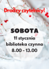Biblioteka otwarta w sobotę 11 stycznia 2025r.