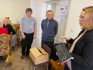 Z wizytą u członków  Koła Powiatowego Polskiego Związku Niewidomych w Przeworsku