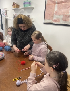 Szydełkowe ferie w bibliotece