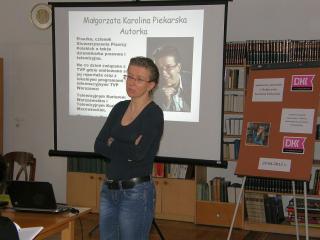 Spotkanie z Małgorzatą Karoliną Piekarską 