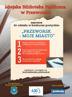 Konkurs poetycki „PRZEWORSK - MOJE MIASTO” 