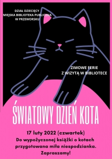 Zapraszamy na Światowy Dzień Kota do biblioteki