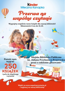 Wygrajmy wspólnie nowe książki dla naszej biblioteki!